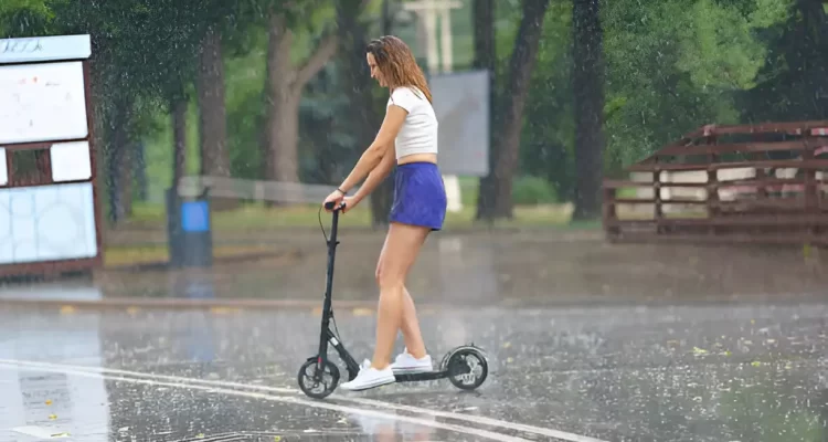 Can I Ride An Electric Scooter In The Rain? Experience the Rainy Ride